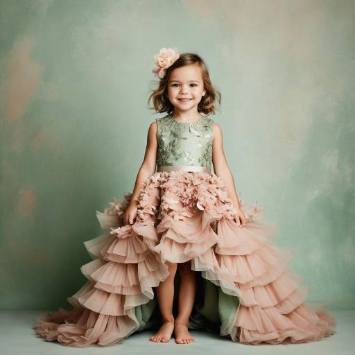 Whimsical Toddler High Fashion Portrait