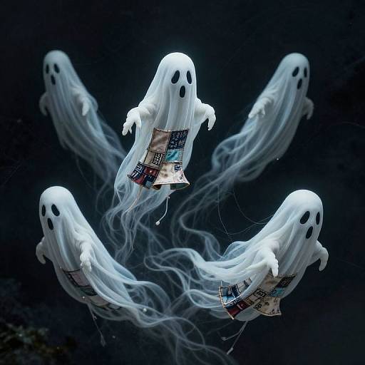 Ghosts Flying Backwards Through Time