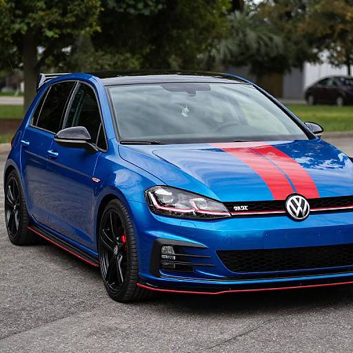 Vivid Blue Volkswagen MK7 GTI ECS