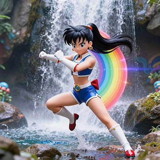 Magical Girl Android 18 in Fantasy