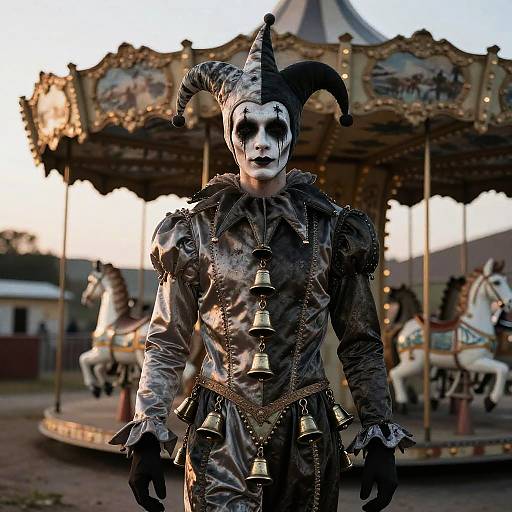 Sinister Jester at Dusk Carousel