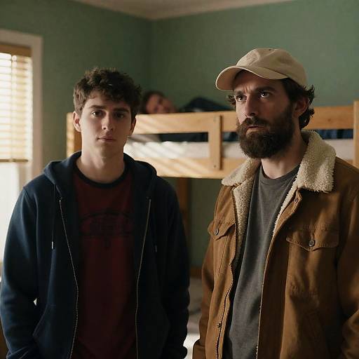 Two Men in a Room Portrait