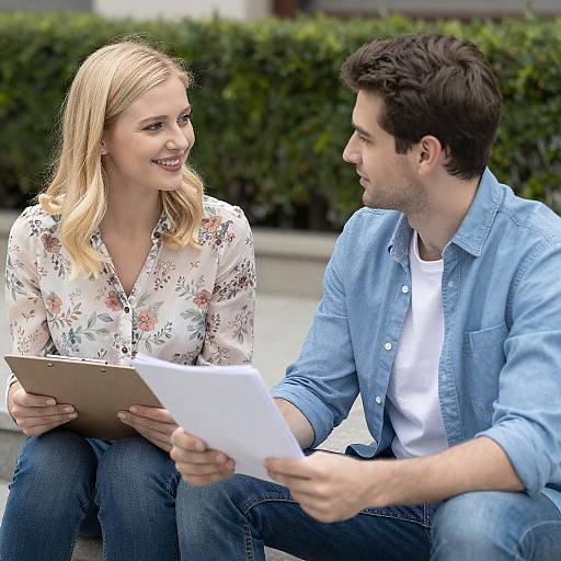 Friendly Interaction in a Natural Setting