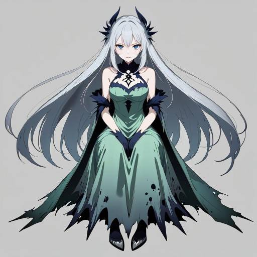 Undead Monster Girl With Silver Hair Undead Monster Girl With Silver Hair
