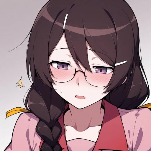 Hanekawa Tsubasa in High School Uniform