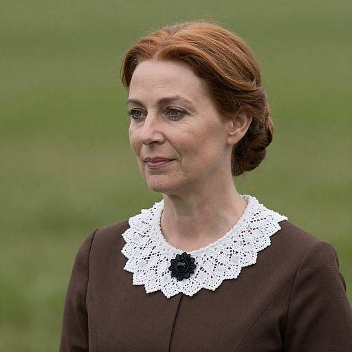 Elegant Portrait of a Middle-Aged Woman