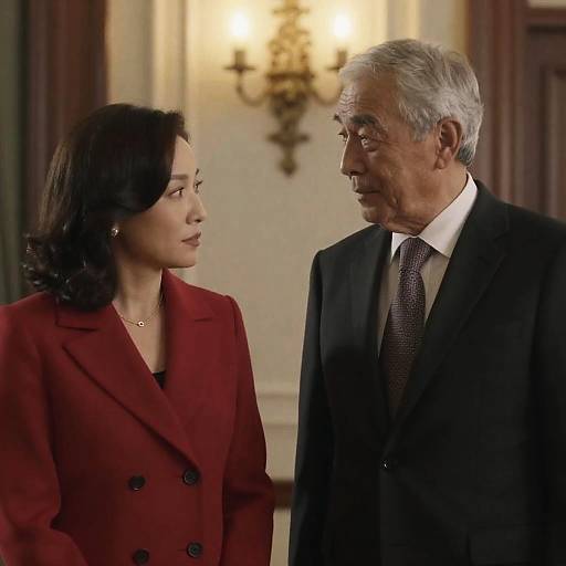 Intimate Indoor Portrait of Two Figures