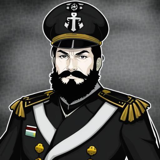 Illustration of Abyssal admiral (kancolle), kantai collection in the style of Pikaole