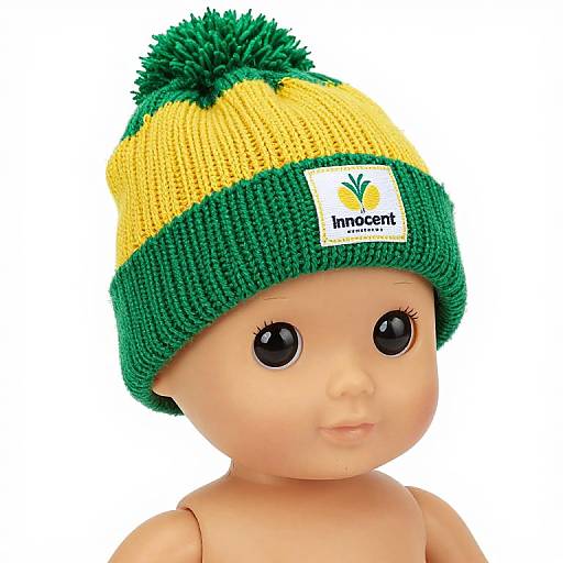 Rasta Big Knit Hats for Dolls