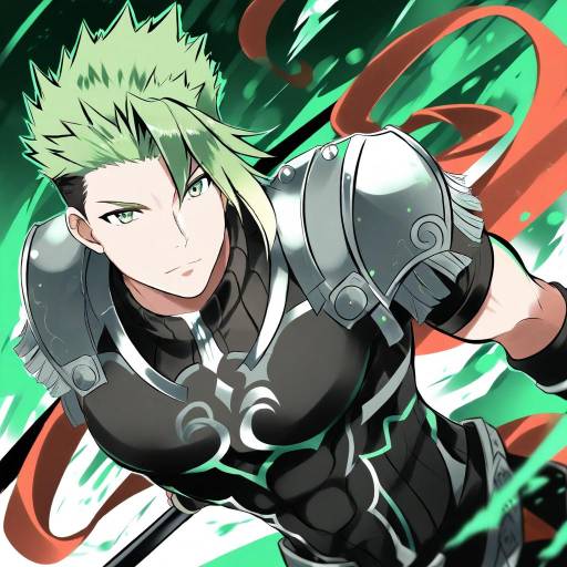 Illustration of Achilles (fate), fate (series) in the style of Catstudioinc (punepuni)