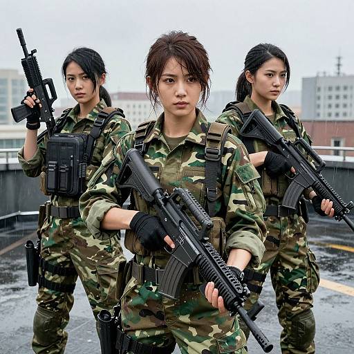 Rainbow Six Siege Female Operatives Ready