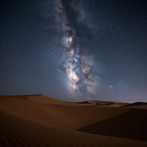 Desert Night Under Milky Way