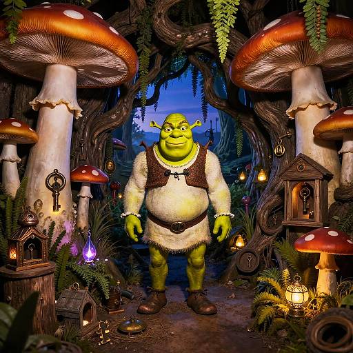 Shrek-Inspired Mystical Swamp Escape