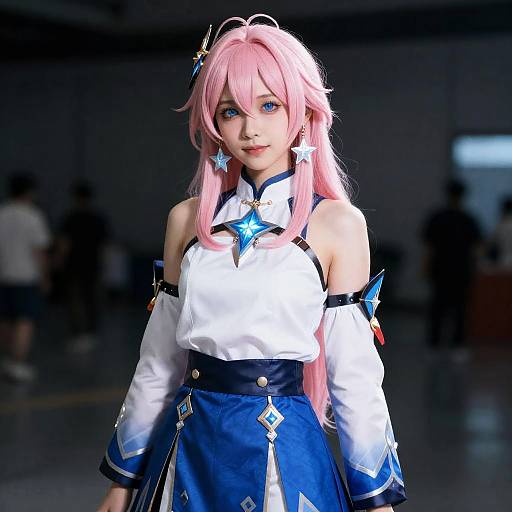 Beautiful Girl in Photorealistic Setting