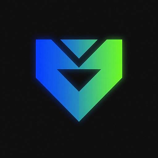 Futuristic Tech Emblem Logo