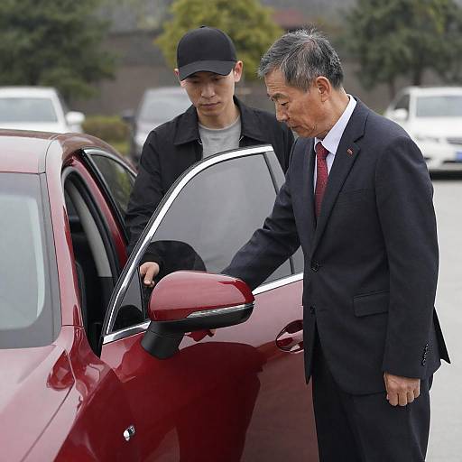 Casual Encounter in a Parking Lot