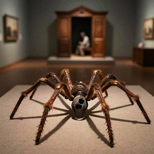 Louise Bourgeois: Moody Textile Macro Portrait