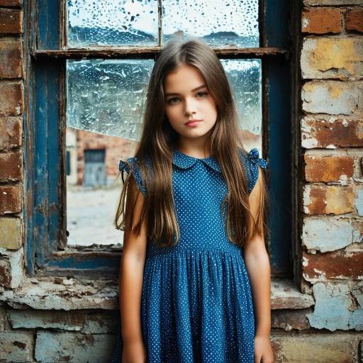 Charming Kids Fashion in Urban Setting
