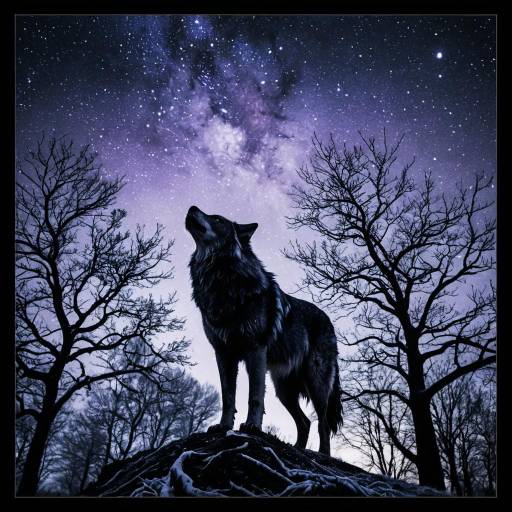 Midnight Ash Grove in Cosmic Harmony