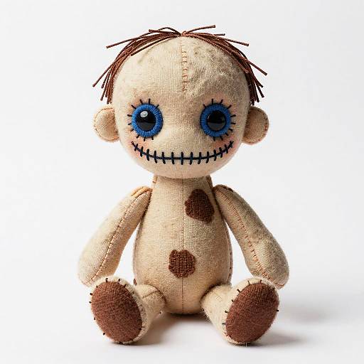 Creepy Hand-Sewn Plush Toy