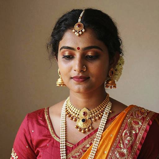 Indian Fair Skin Traditional Portrait