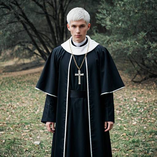 Elegant Priest Cosplay with Rock Crystal
