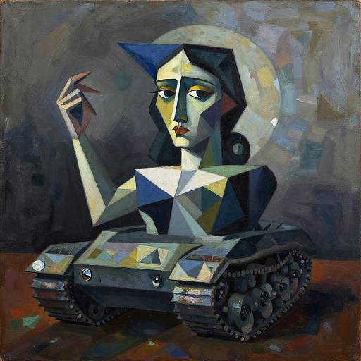 Surreal Abstract Tankian Portrait