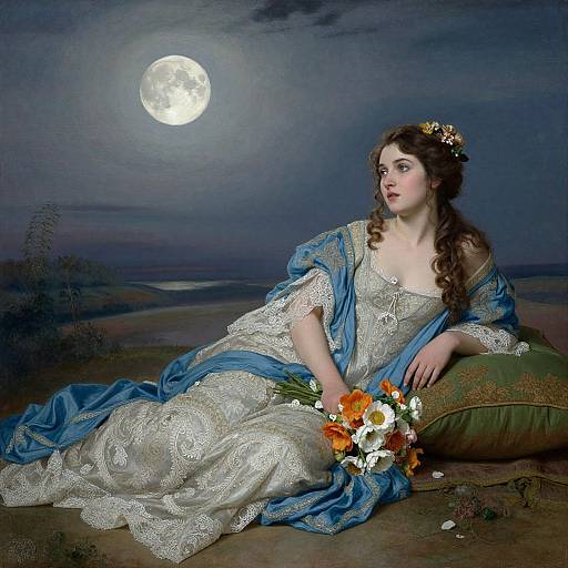 Ethereal Dreamscape Inspired by Ingres