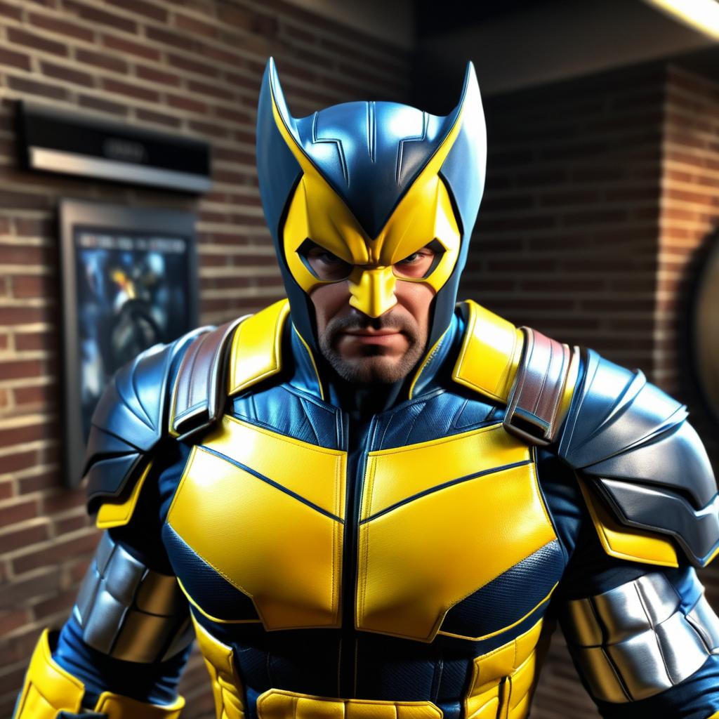 Photorealistic Wolverine Captured on iPhone