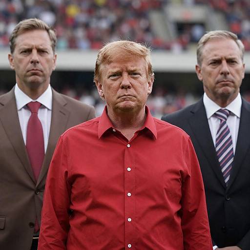 Men in Stadium: A Candid Photograph