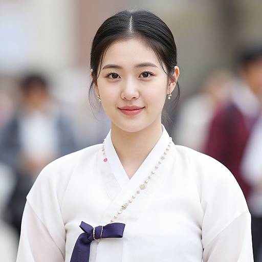 Realistic Portrait of Woman in Sagayan Costume