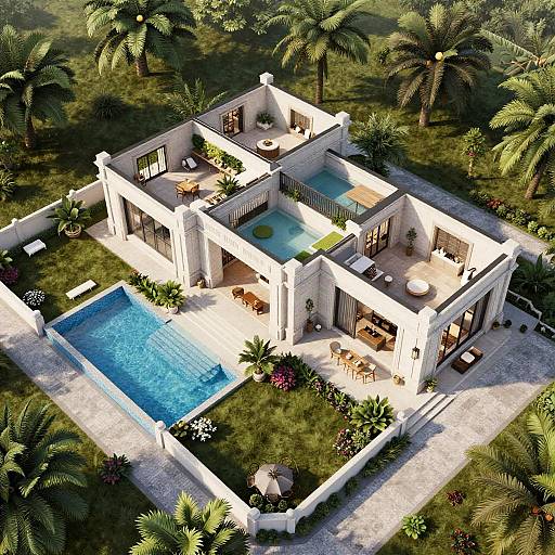 Luxury Villa Floor Plan AI Visualizer
