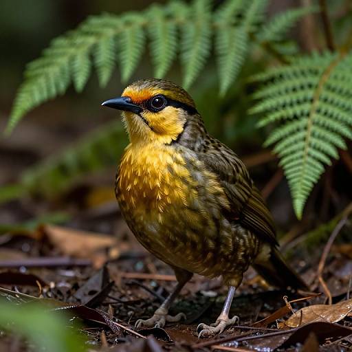 Photorealistic Satin Kiwi Bird Portrait
