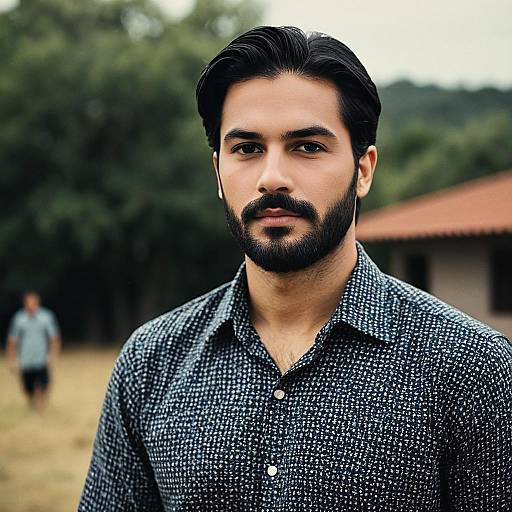 Realistic Portrait of a Spanish Male