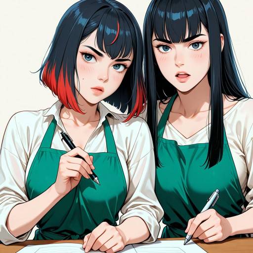 Sisterly Shenanigans in Aprons