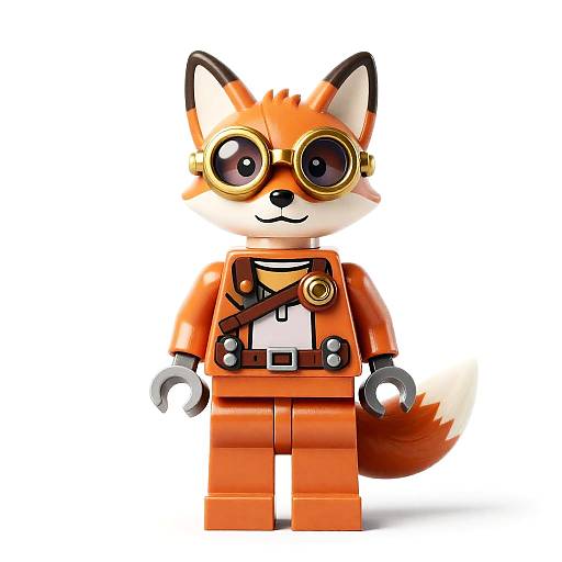 Steampunk Fox Minifigure Design