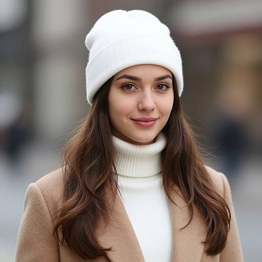 Winter Aesthetic Casual Portrait