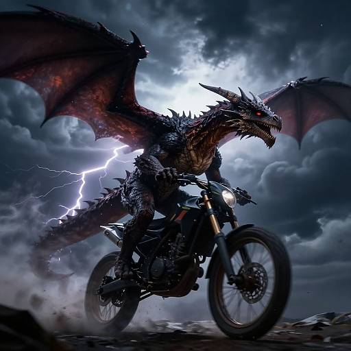 Riding Drake Through Stormy Skies