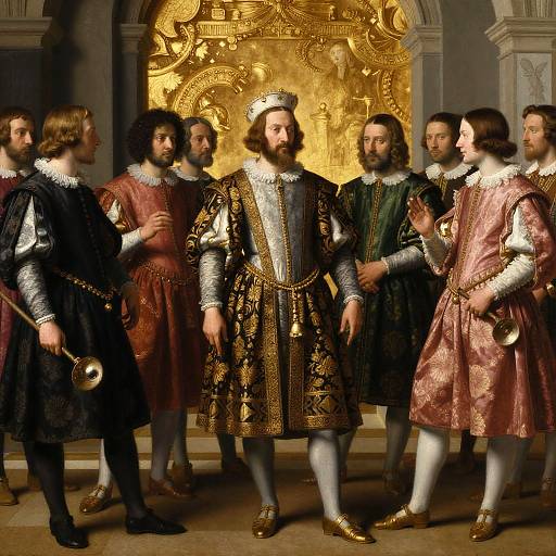 Renaissance Royal Court Painting