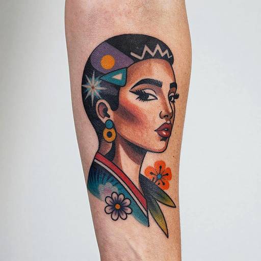 Iggy Azalea Tattoos with Abstract Patterns