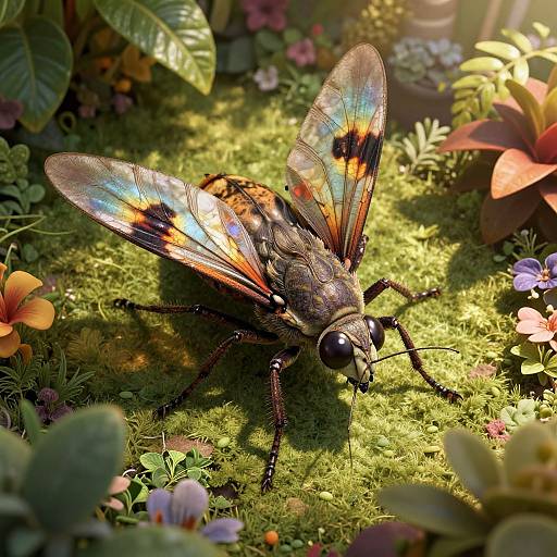 Hyper-Realistic Insectoid Creature Portrait