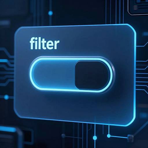 Digital illustration of a glowing blue 