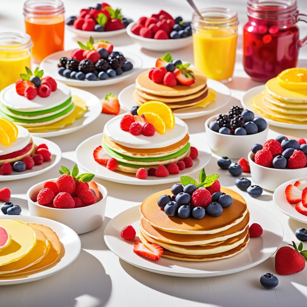 Vibrant Breakfast Spread Photography