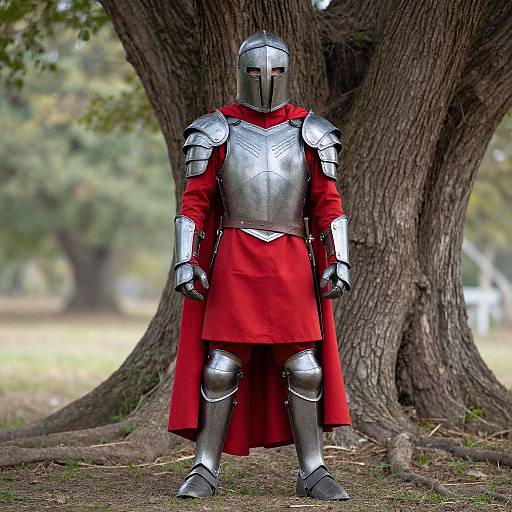 Male Warrior in Full Armor