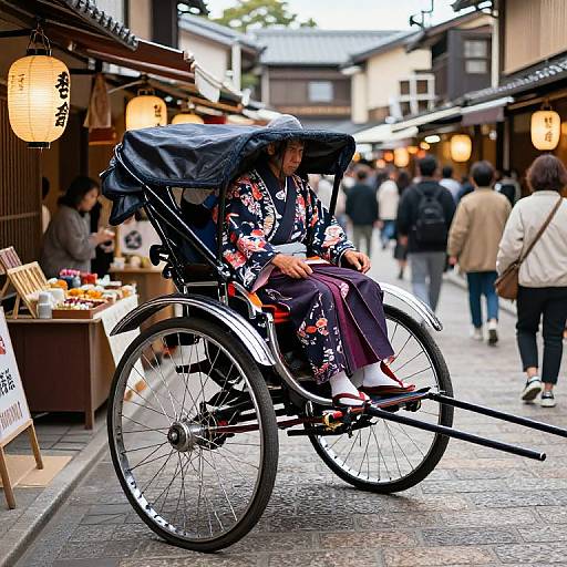 Komusou Jinrikisha in Edo Market