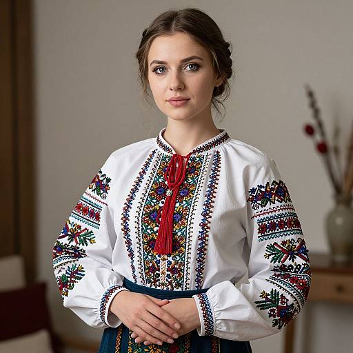 Hyper-Realistic Ukrainian Woman Portrait