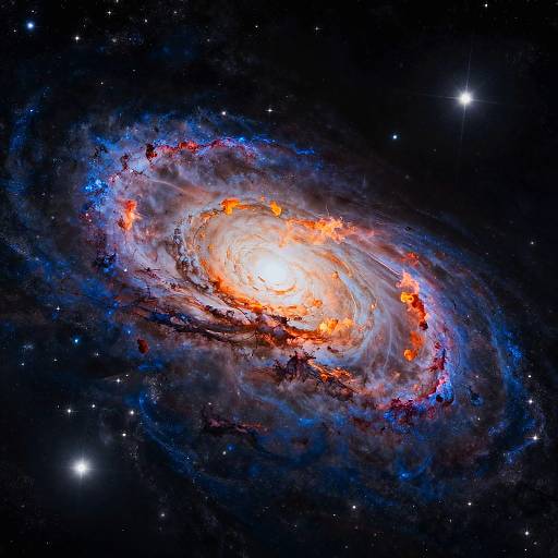 Vibrant Cosmic Galaxy Wallpaper