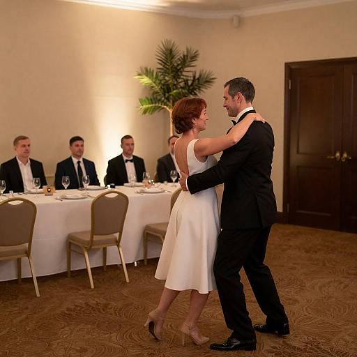 Warm Ballroom Dance at Formal Reception