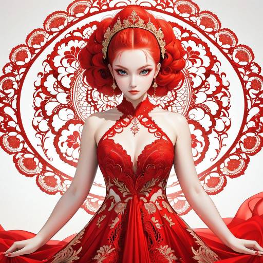 Fierce Warrior in Elegant Lingerie Fierce Warrior in Elegant Lingerie