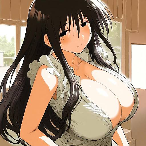 Illustration of Ohno kanako, genshiken in the style of Mono (moiky)